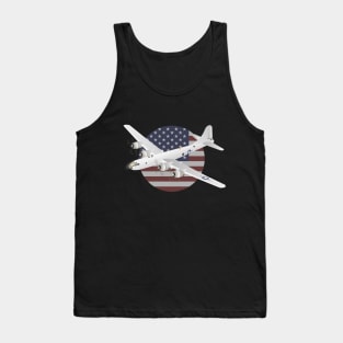 American B-29 Superfortress WW2 Heavy Bomber Tank Top